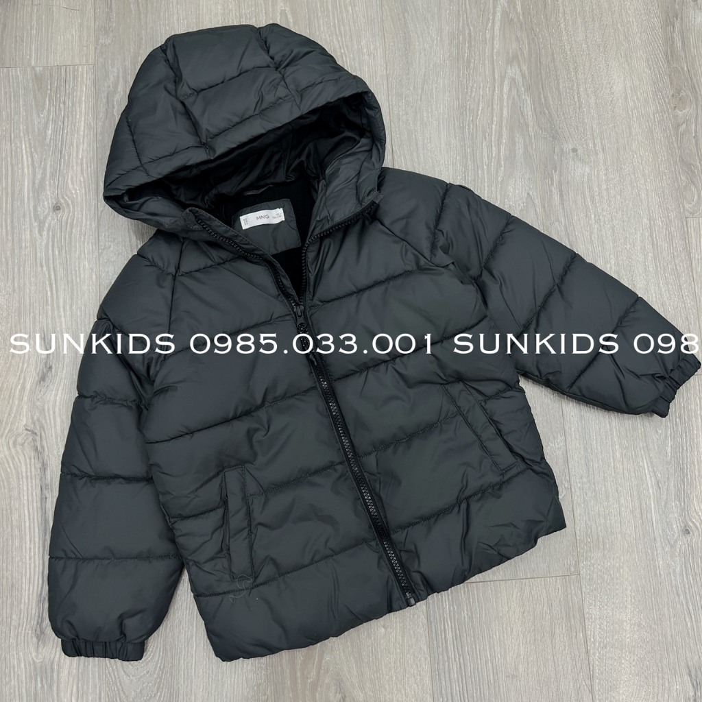 Áo phao bé trai bé gái MNG basic 4 màu