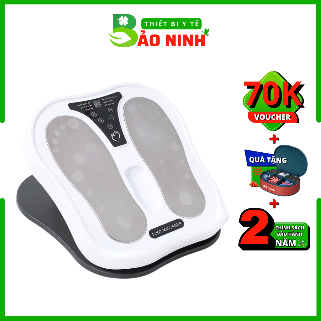 Máy massage bàn chân xung điện HM-C9, thảm massage chân tác động huyệt đạo bàn chân giảm đau mỏi, tê bì