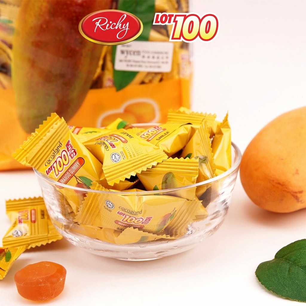 Kẹo dẻo trái cây LOT 100 Richy vị xoài/ tổng hợp