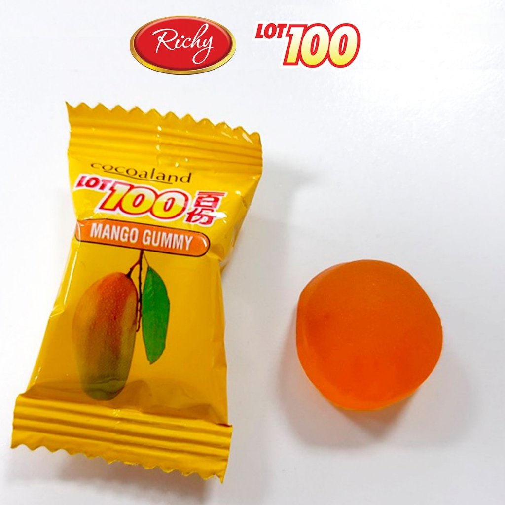 Kẹo dẻo trái cây LOT 100 Richy vị xoài/ tổng hợp