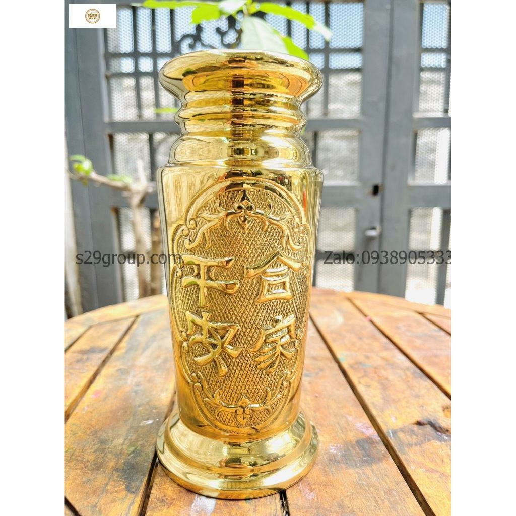 Ống nhang đồng ,phụ kiện thờ cúng gia tiên