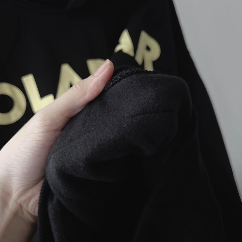 Áo Hoodie Nỉ Bông Túi Hộp POLABEAR Unisex