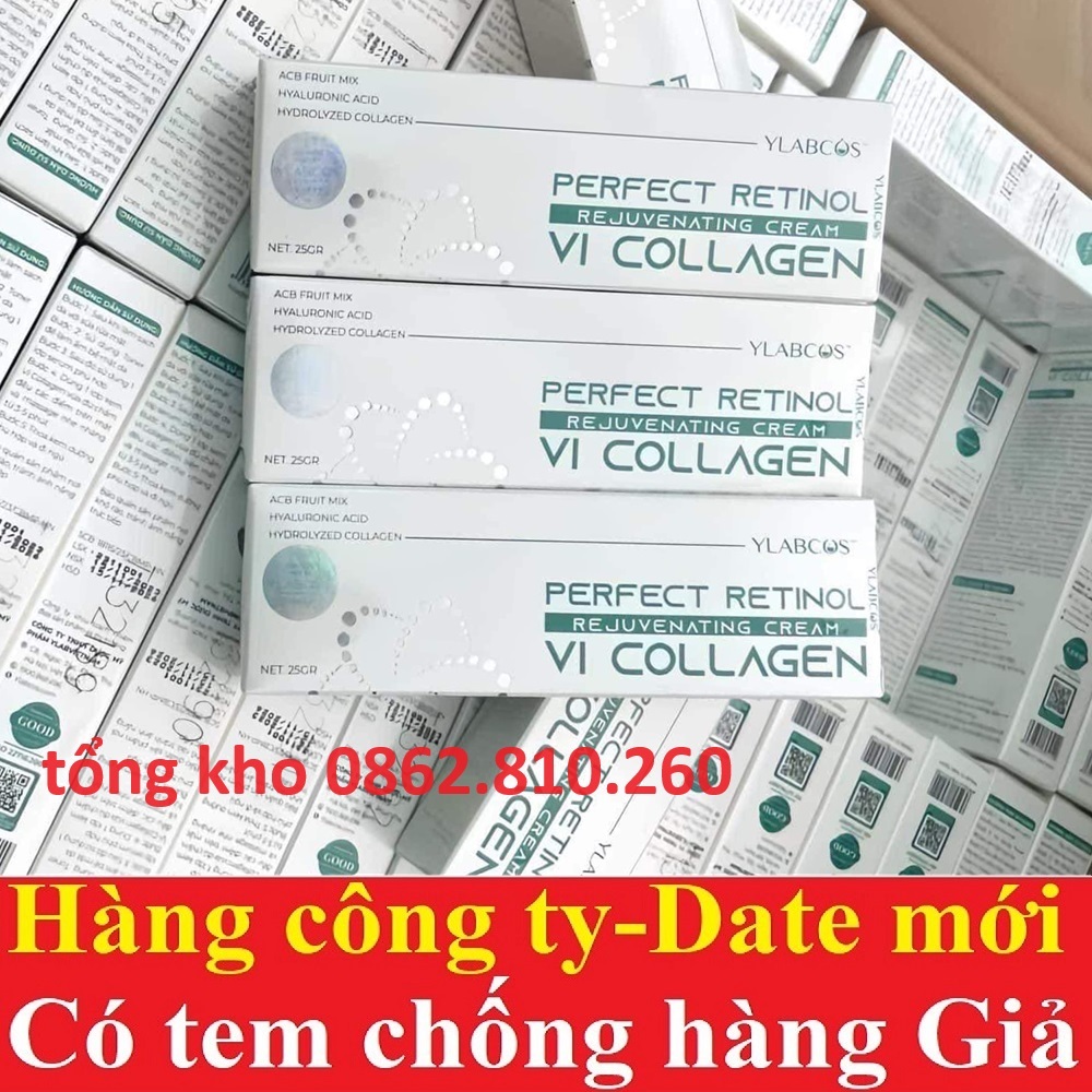 kem tái tạo trẻ hóa làn da perfect retinol rejuvenating cream vi collagen ylabcos dr lacir drlacir