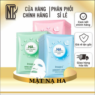 Mặt nạ HA, mặt nạ giấy, mặt nạ dưỡng trắng da mụn - cấp ẩm - thải độc HA