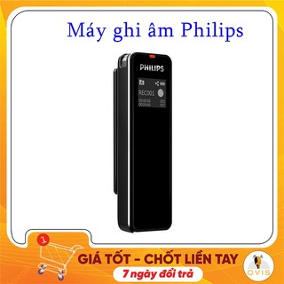 Philips VTR5102 - Máy Ghi Âm Micro Kép Thu 360°, Công Nghệ Giảm Tiếng Ồn, Kết Nối APP Điện Thoại