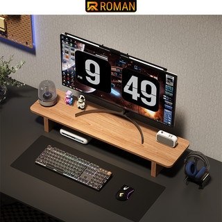 Kệ để màn hình máy tính gỗ MDF phủ melamin chống xước thương hiệu ROMAN - GA28