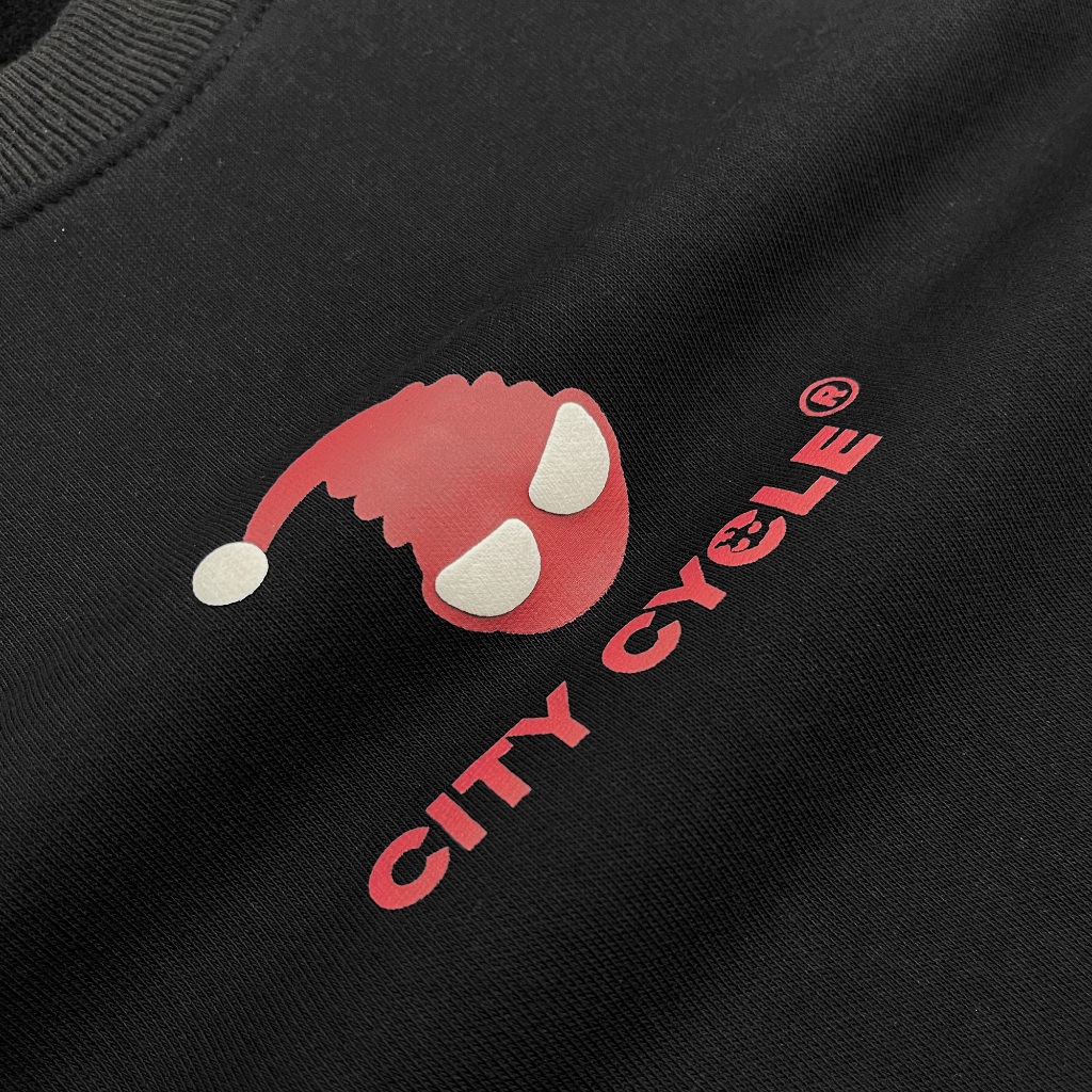 Áo Sweater Local Brand Cozy City Cycle nỉ lông cừu oversize nam nữ form rộng