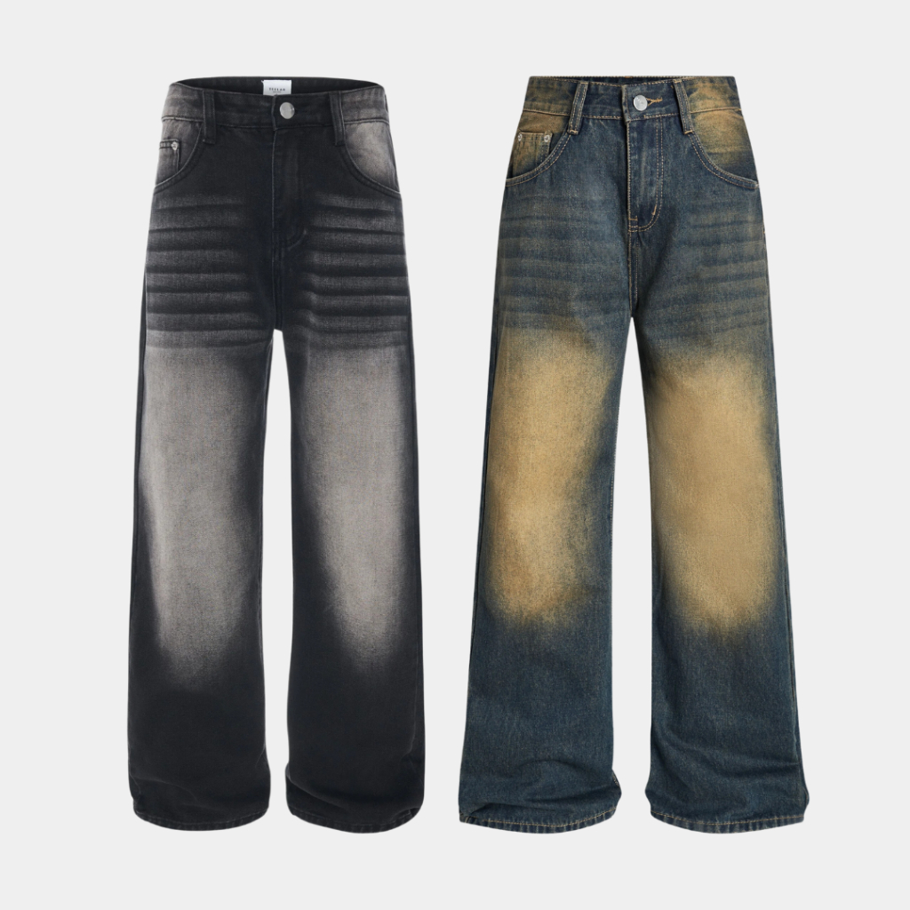 Quần Jean Teelab Local Brand Unisex Silver Wash Denim GP007