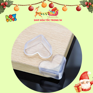 Miếng bịt góc bàn, bịt cạnh bàn silicon cao cấp, an toàn cho bé yêu