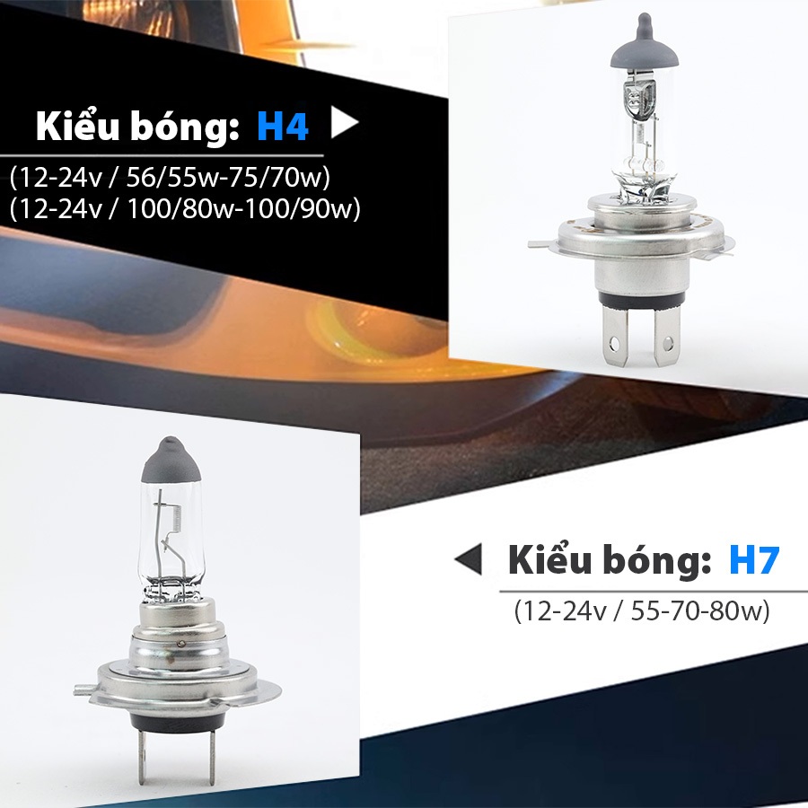 Bóng Đèn Halogen Power Light OSRAM NEOLUX H4 12V 24V - Nhập Khẩu Chính Hãng