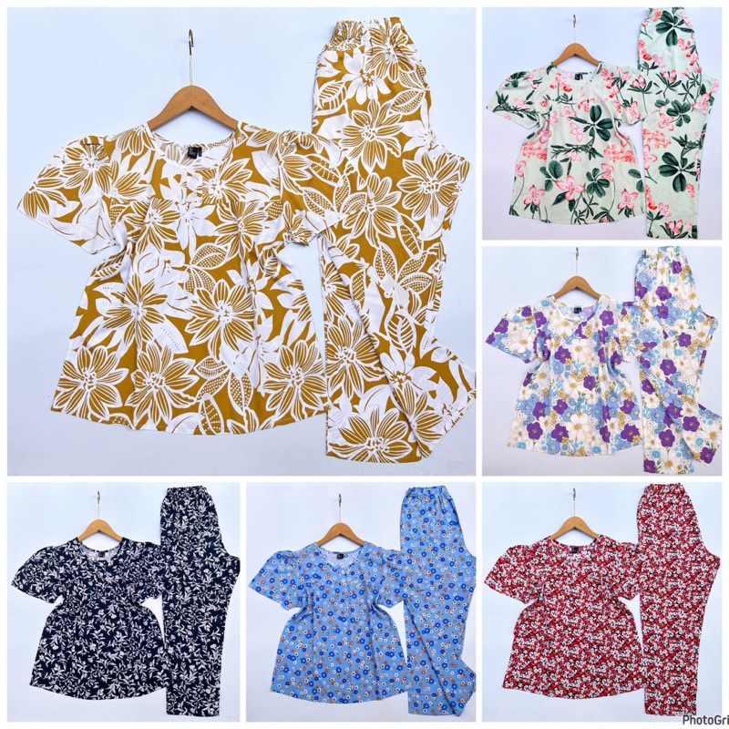Đồ tole nữ mặc nhà, bộ lanh dài tay ngắn F21 VNXK 42-75kg chất liệu tole 2 da loại 1 - Pigbabystore