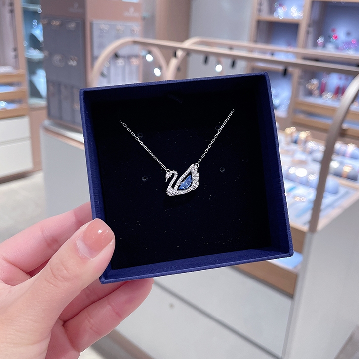 Dây chuyền nữ Swarovski Dancing Swan necklace 6052SV