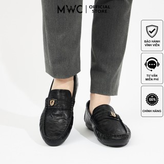 Giày mọi nam mwc 6662 - giày mọi nam chất liệu da nhám đính khoá trẻ trung