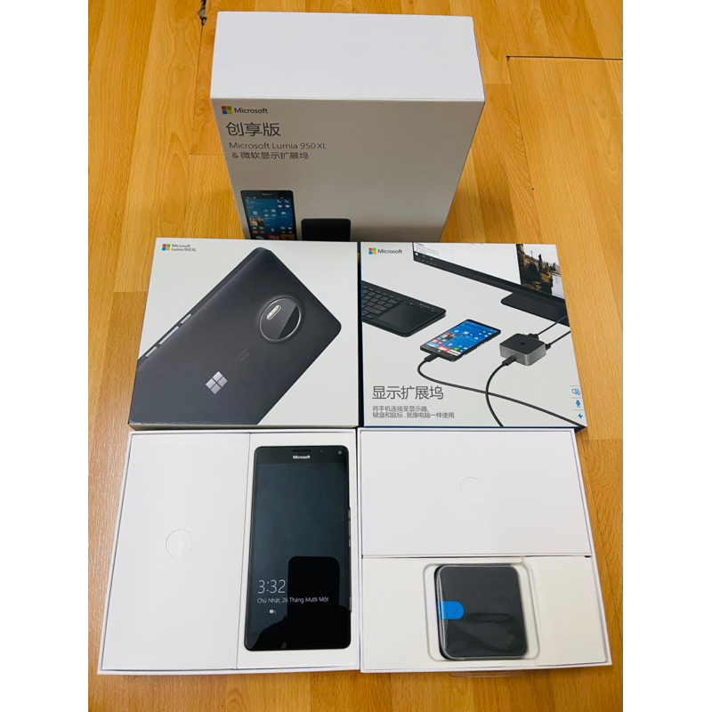 Lumia 950xl hai sim nguyên seal hộp