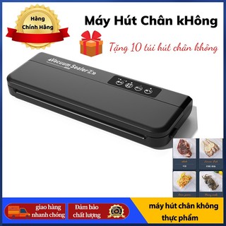 Máy Hút Chân Không Thực Phẩm Mini Gia Đình-Tặng 10 túi hút chân không,Máy ép chân không kiêm hàn miệng túi Vacuum Sealer