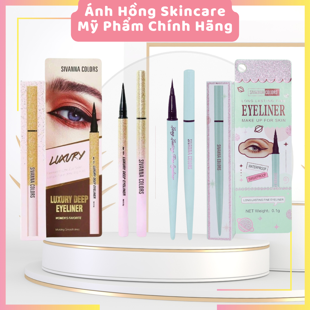 Kẻ Mắt Nước Sivanna Colors Luxury Deep Eyeliner ES8008 - Eyeliner long lasting fine ES8016