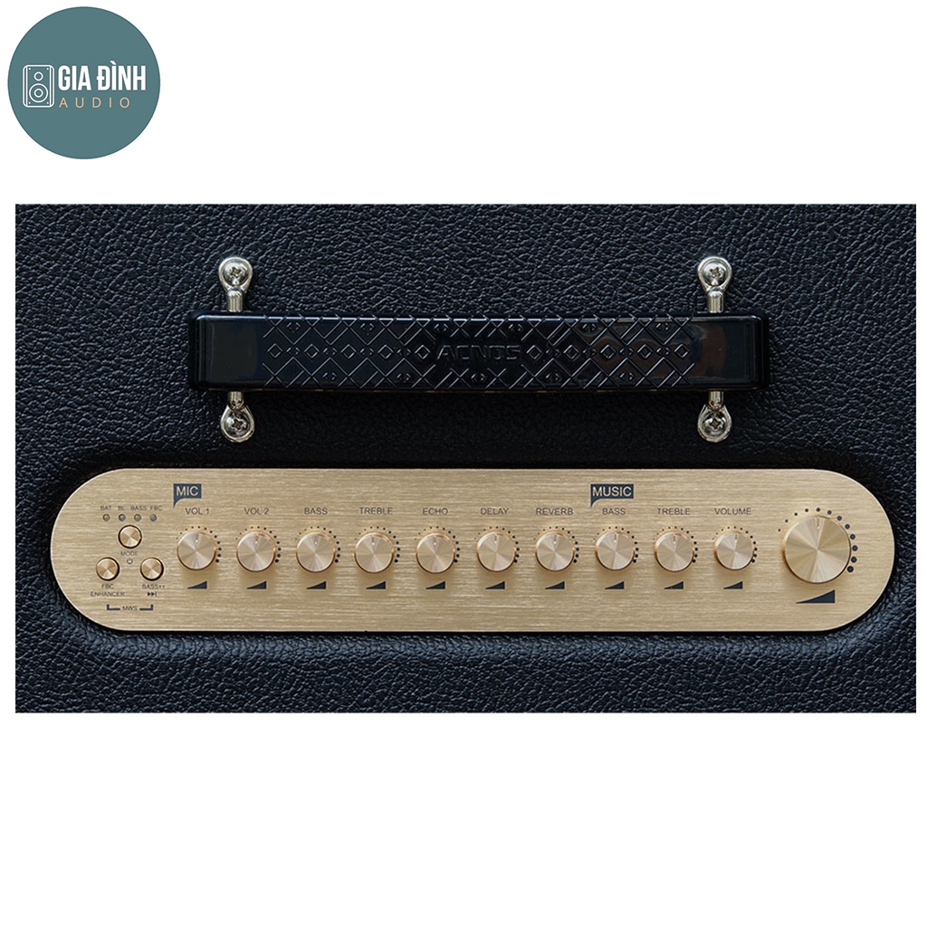 Loa karaoke xách tay Acnos CS3600 - Tích hợp nâng tiếng - 200W RMS - Chính Hãng