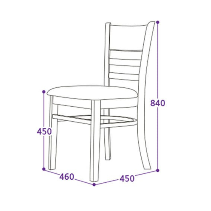 Ghế Cabin Mặt Gỗ Đủ Màu Gỗ Tự Nhiên