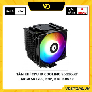Tản nhiệt khí cpu id cooling se-226-xt argb sk1700, 6hp, big tower