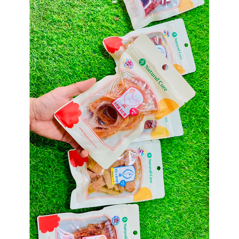 Thịt gà và vịt cuộn xương cho thú cưng