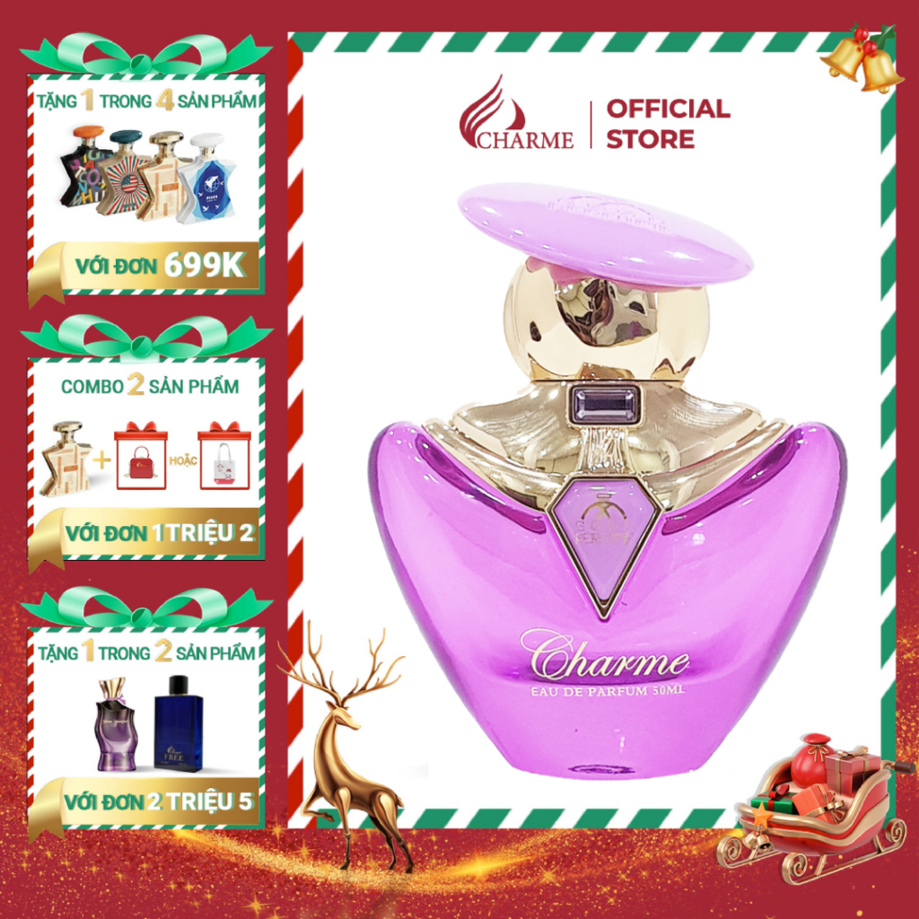 Nước hoa nữ thơm lâu, Charme Charm, hương nước hoa nữ nồng nàn, quyến rũ tinh tế, 50ml