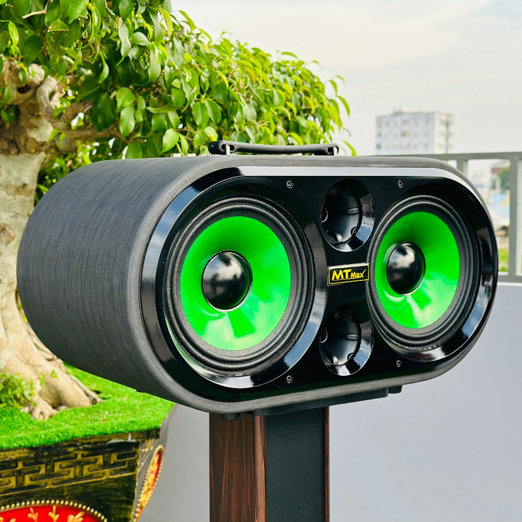 Loa Karaoke Xách Tay Mới Nhất 2024 - MTMAX DK12Pro - Loa 3 Đường Tiếng Công Suất Lớn 500W, Bass Đôi 2 Tấc