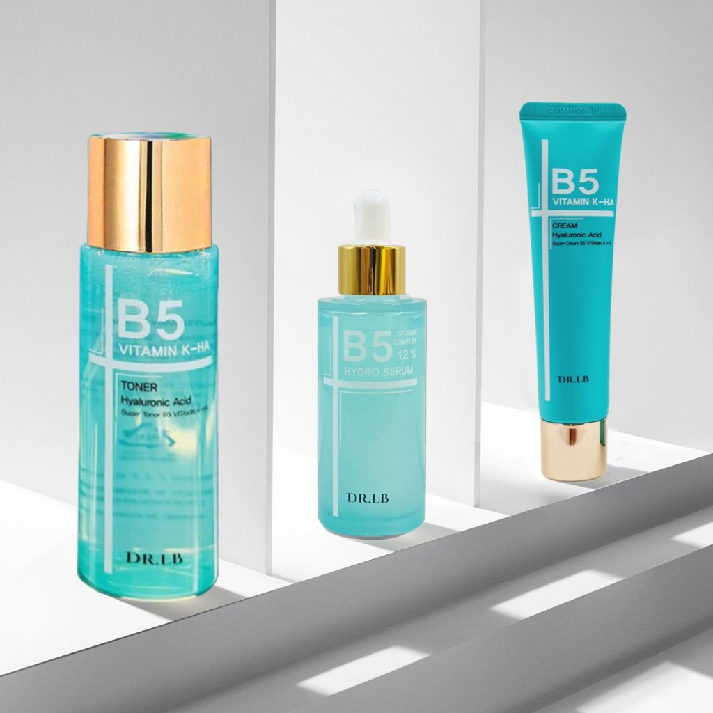 Combo B5 phục hồi thải độc da  DR.LB giúp da sáng khoẻ, mịn màng nhanh chóng