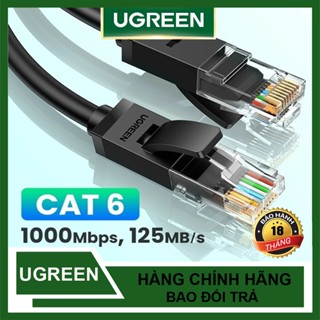Cáp Mạng Cat6 UTP 1000Mbps UGREEN NW102  Đúc Sẵn 2 Đầu Cao Cấp