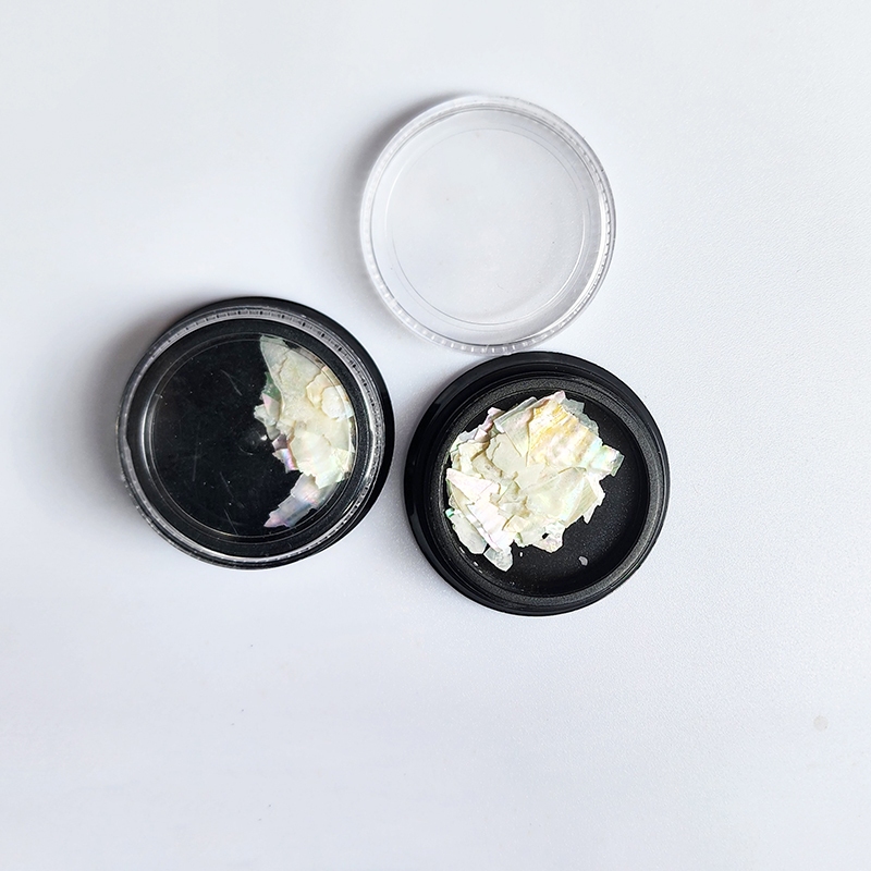 Xà cừ nail trắng ngọc trai lẻ hũ trang trí móng