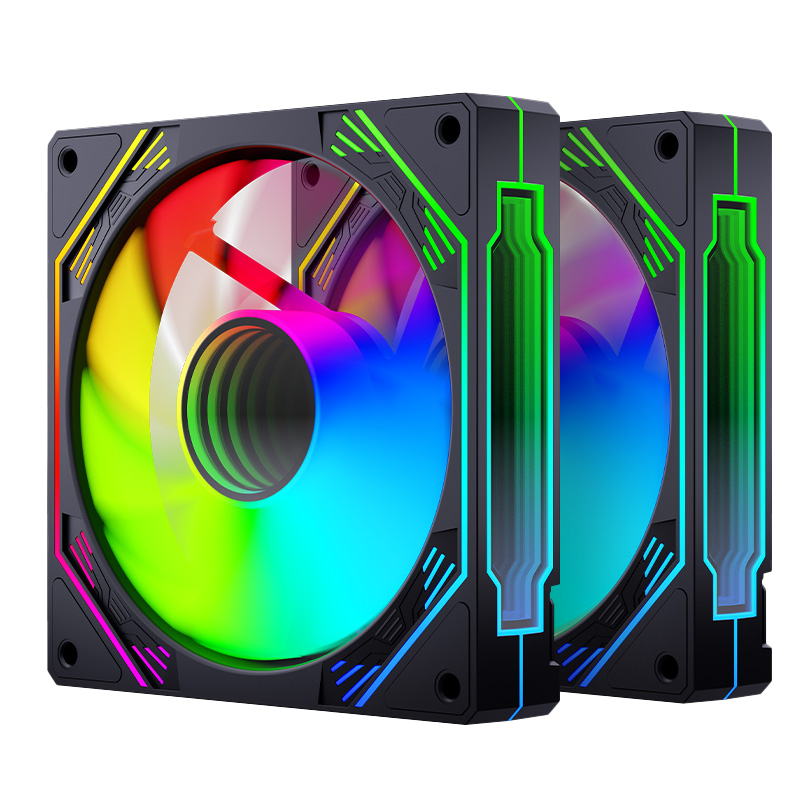 Quạt Fan MAGIC ULTRA SNOW MAN BLACK - SYNC MAIN 3PIN 5V Kèm 4 Ốc