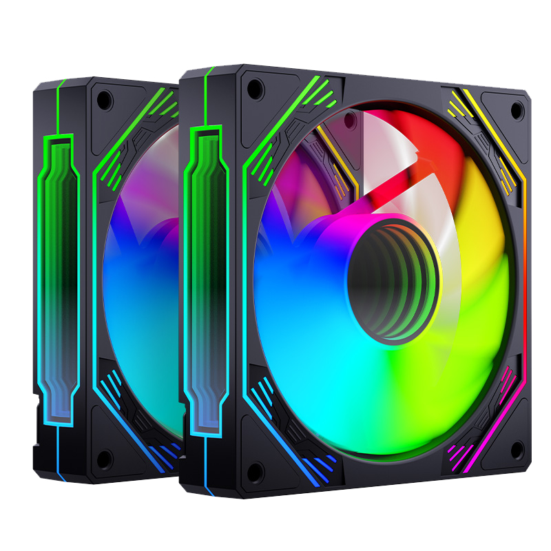 Quạt Fan MAGIC ULTRA SNOW MAN BLACK - SYNC MAIN 3PIN 5V Kèm 4 Ốc