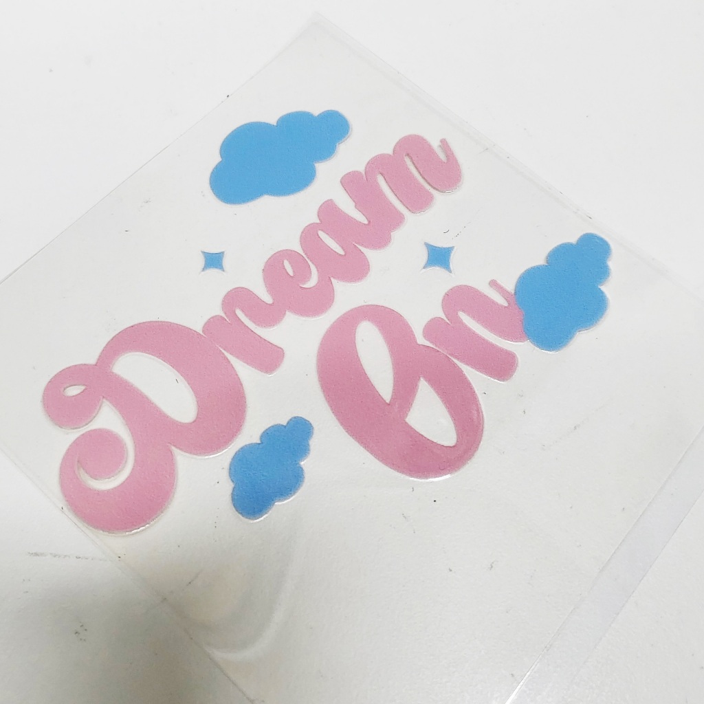 Decal dán kính trang trí no2