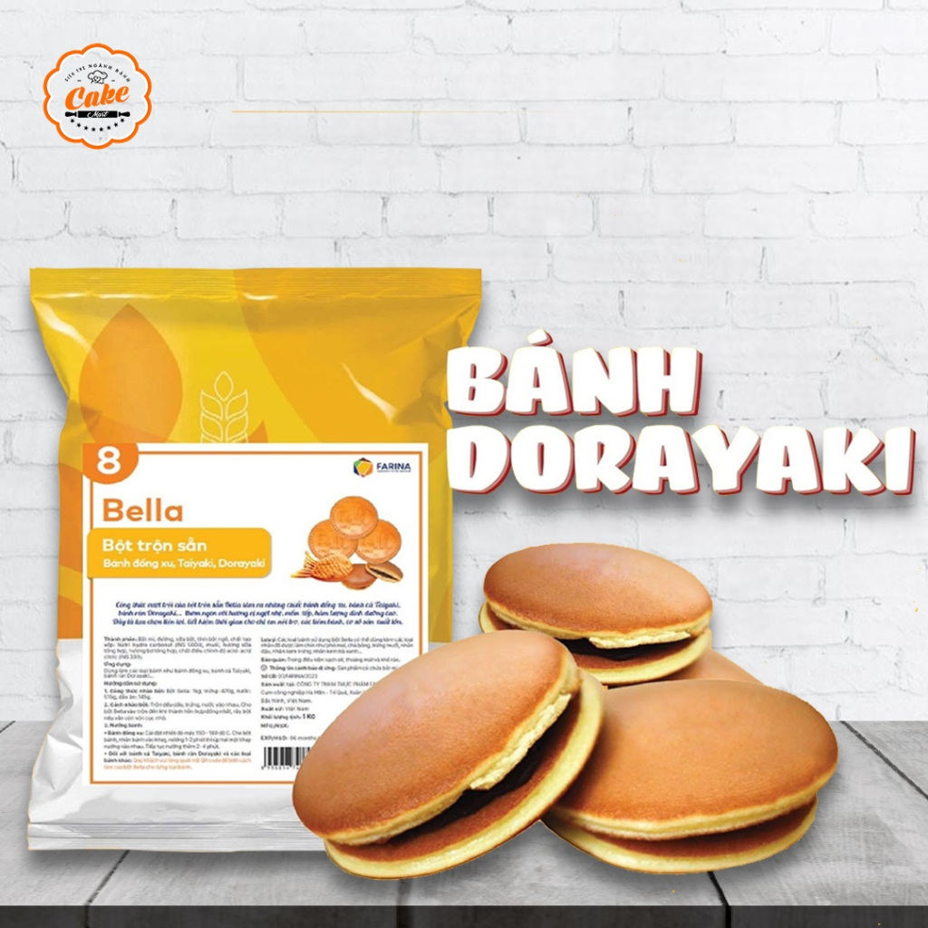 Bột làm bánh doremon pha sẵn