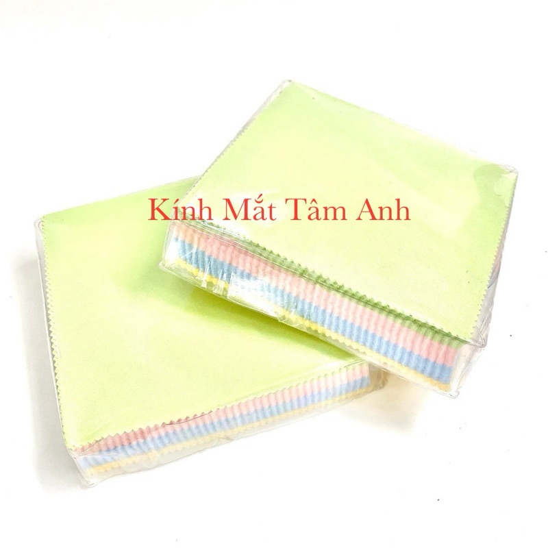 KHĂN LAU MẮT KÍNH MỀM MẠI COTTON NHIỀU MÀU
