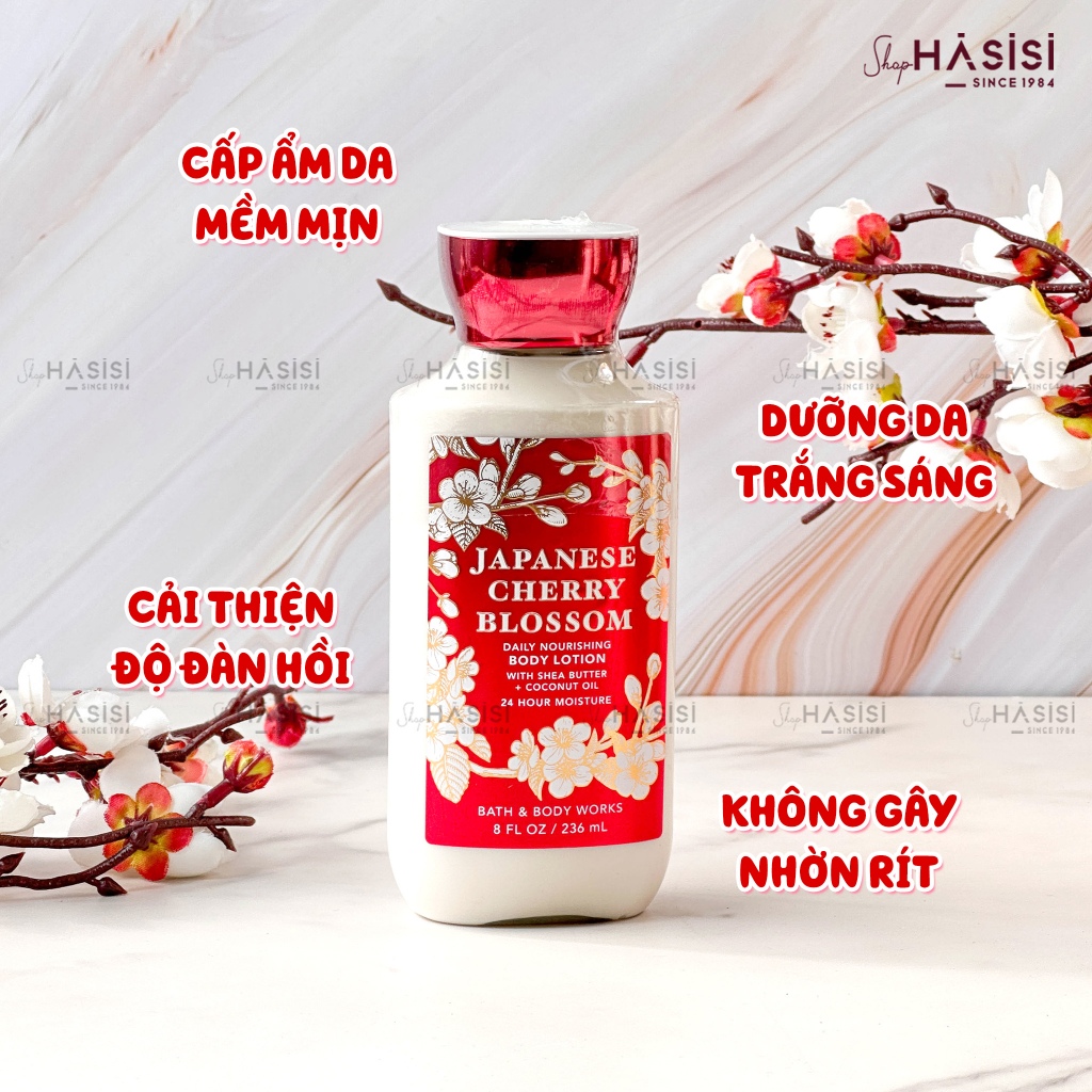 SỮA DƯỠNG THỂ BATH & BODY WORKS - Japanese Cherry Blossom Body Lotion 236ml