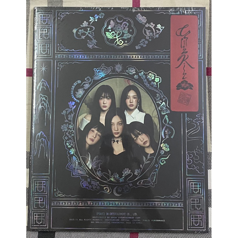 Bộ ảnh album nhạc Chill Kill nhóm Red Velvet seal, rỗng