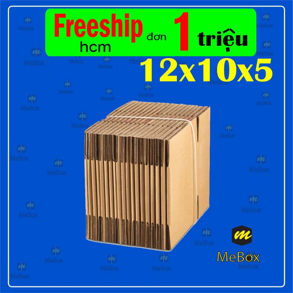 12x10x5 bộ 10 hộp carton đóng hàng