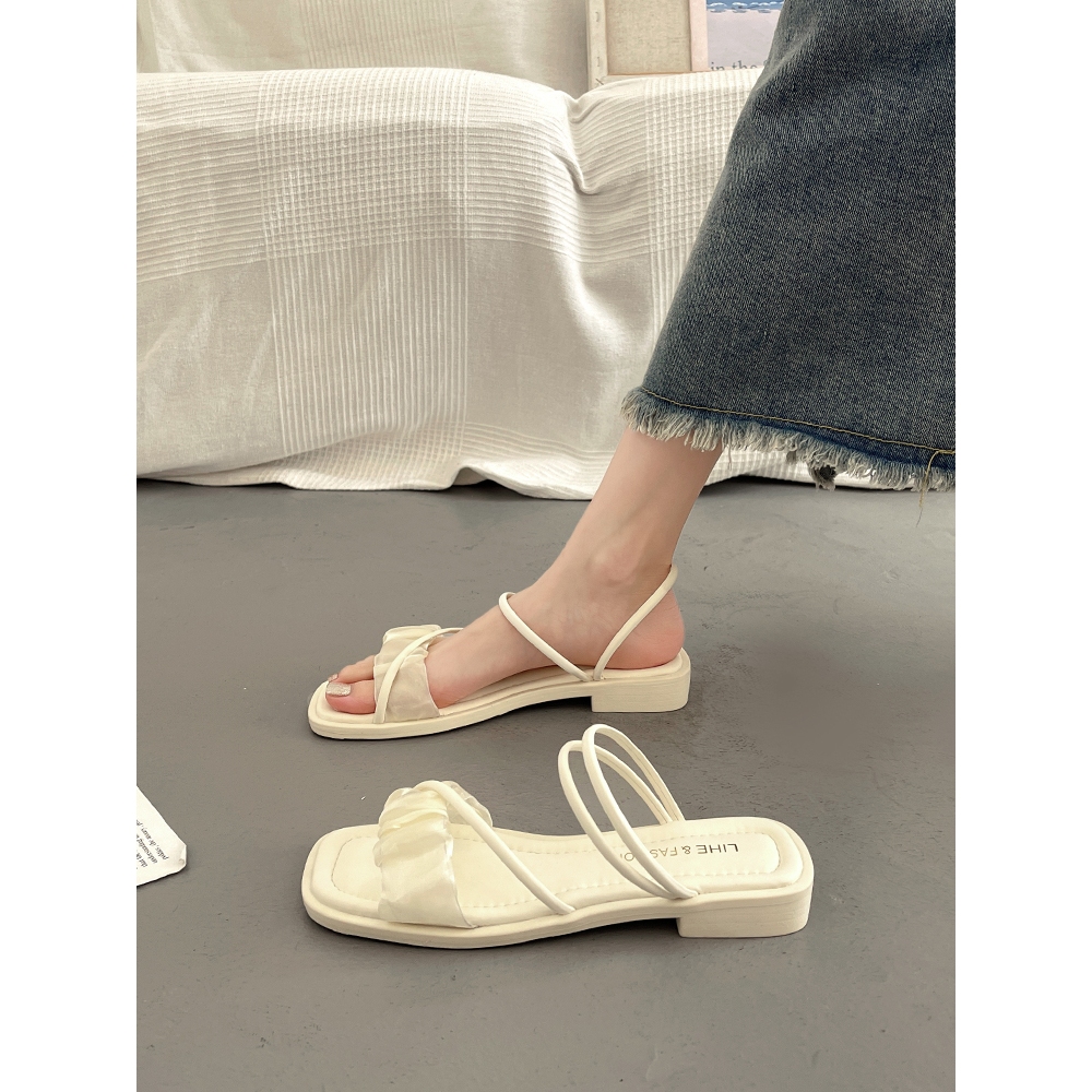 ( sd-0279) Giày Sandal Nữ WINDY Đế Bệt Cao Cấp Quai Ngang Êm Chân sd-0270 | BigBuy360 - bigbuy360.vn