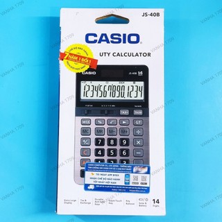 [HÀNG CHÍNH HÃNG] CASIO Máy Tính HIỆU SUẤT CAO JS-40B 14 số.