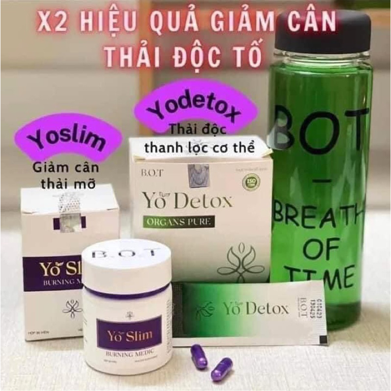 Giảm cân Yoslim và thải độc Yo Detox chính hãng của BOT . giúp giảm cân