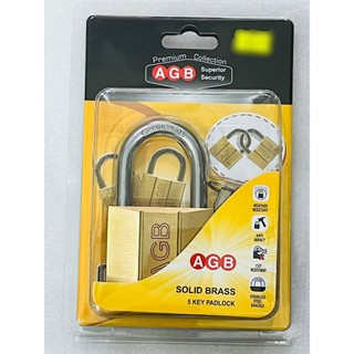 Khóa móc AGB 6f đồng thau chìa vi tính