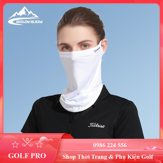 Khẩu trang golf nữ khăn che mặt Go Love Joy hàng chính hãng