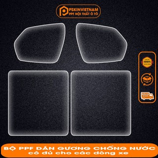 Tấm dán chống bám nước gương ô tô các dòng xe,PPF trong suốt cao cấp combo full size T-Home&More