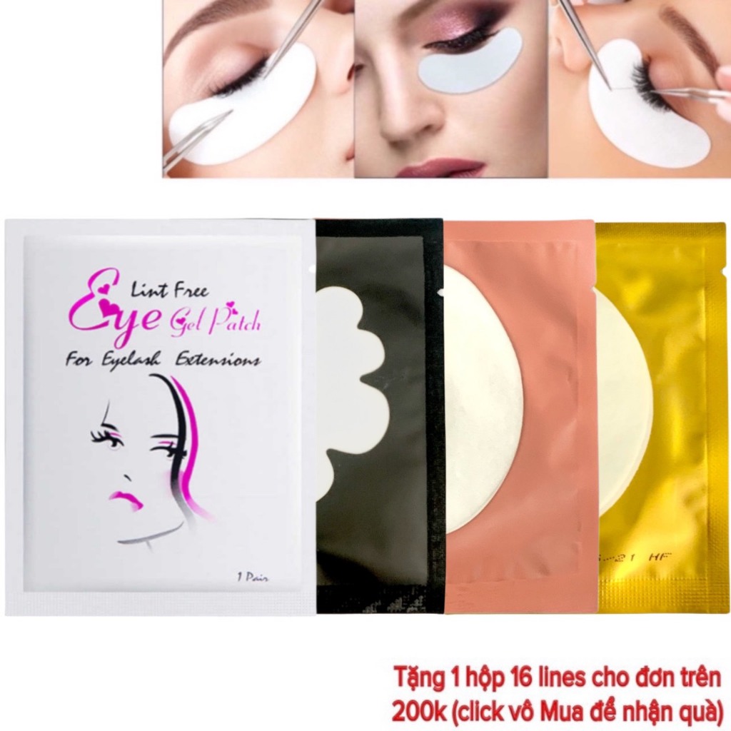 Gel pad dán mi loại 1 túi nhỏ 2 cái (dụng cụ nối mi)