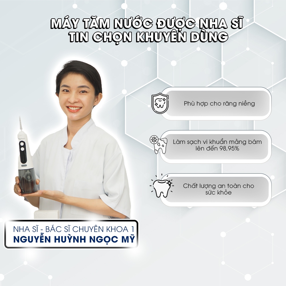 Máy Tăm Nước Cầm Tay WaterBeam Cao Cấp 9 cấp độ Bảo Hành 15 tháng