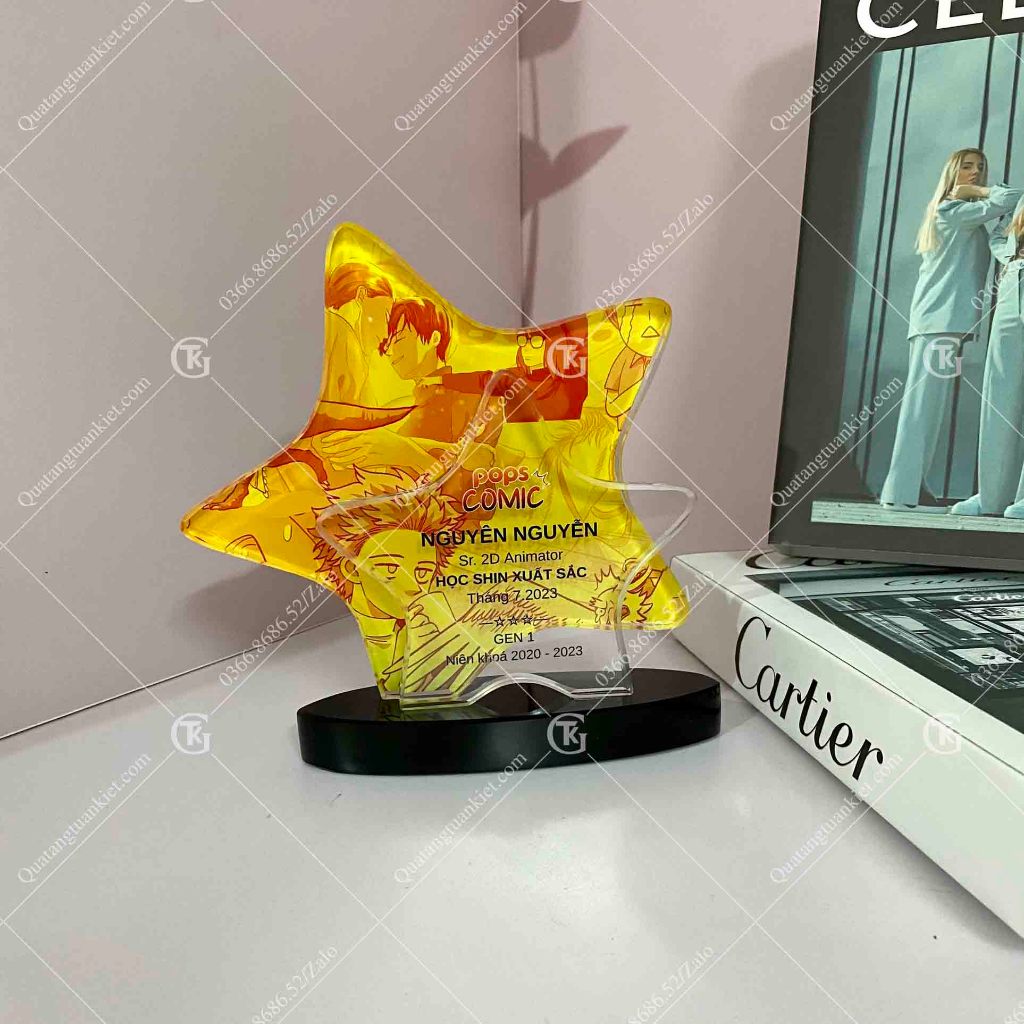 Kỷ niệm chương pha lê sao đôi