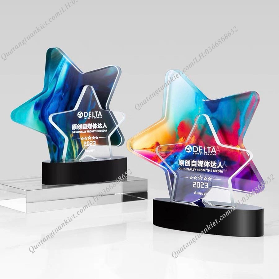 Kỷ niệm chương pha lê sao đôi