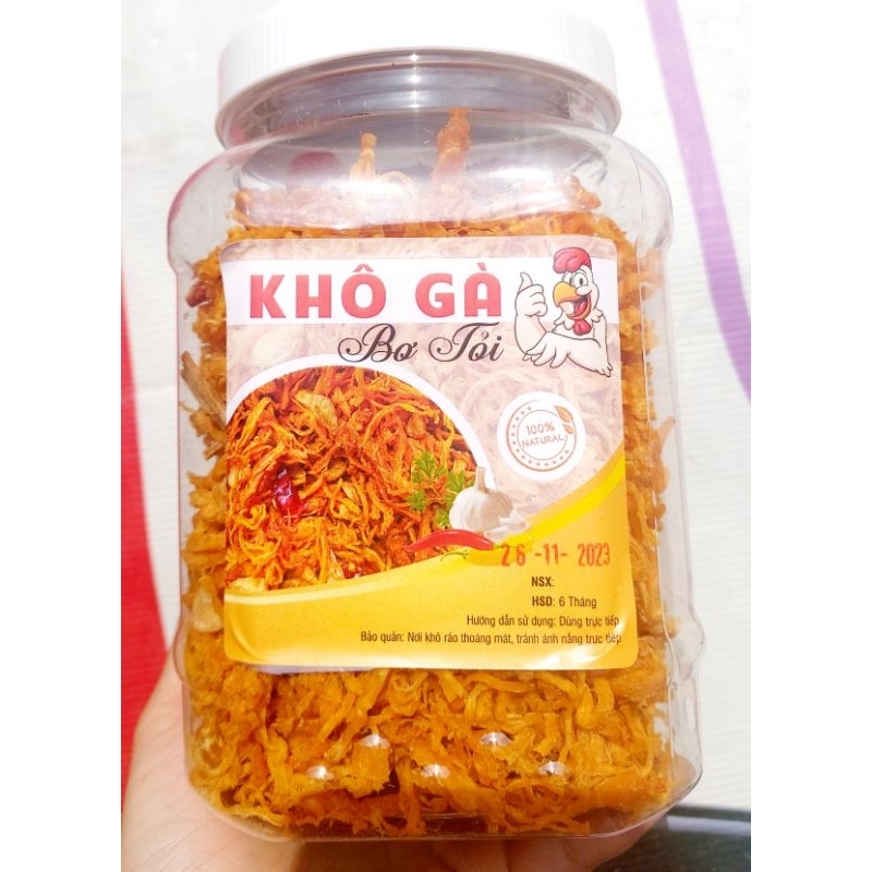1KG Khô Gà Bơ Tỏi thơm ngon đậm vị/ Ăn vặt Thi Thi