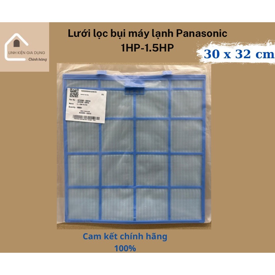 Lưới lọc bụi máy lạnh Panasonic 1HP-1.5HP
