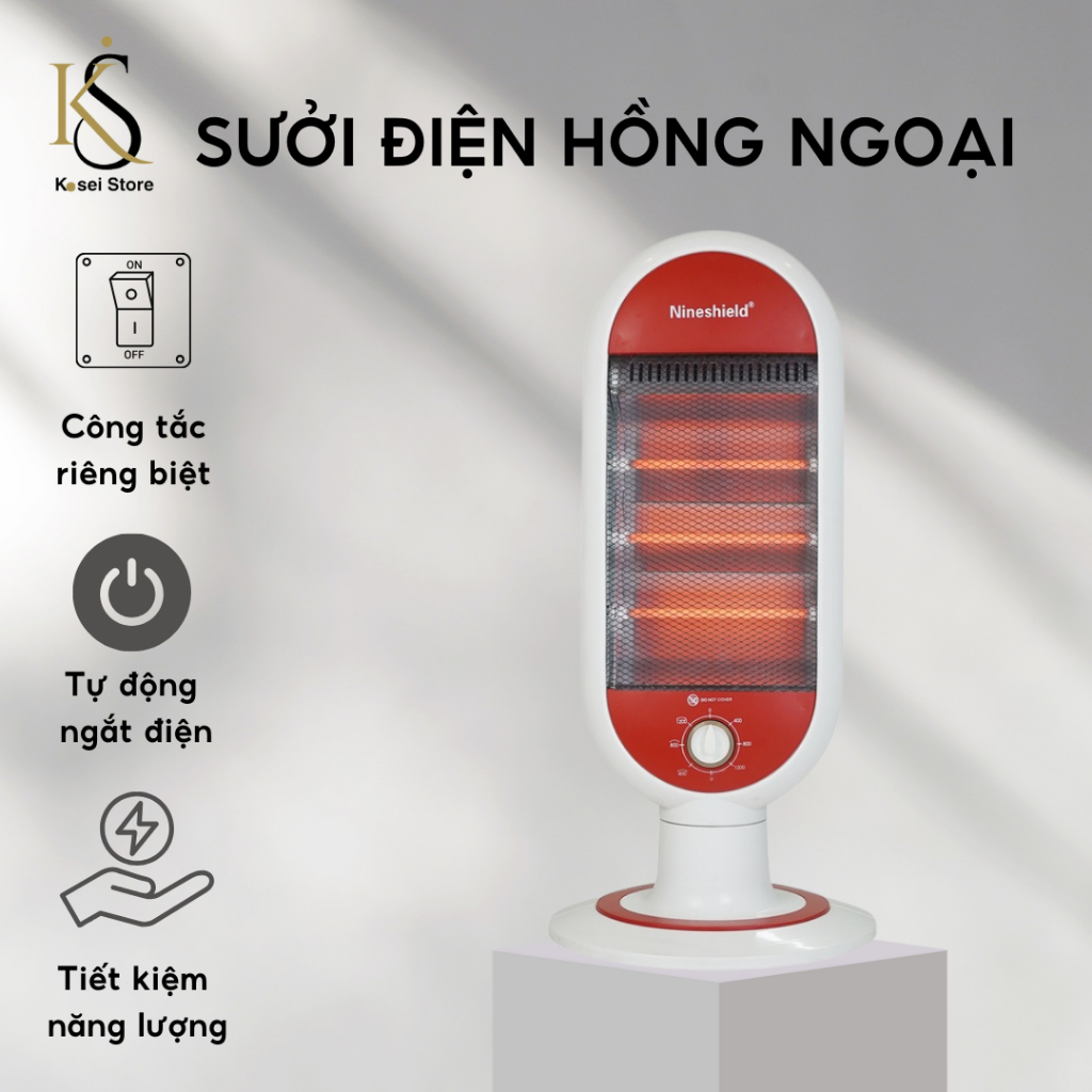 Máy sưởi Halogen Nineshield NS05SH